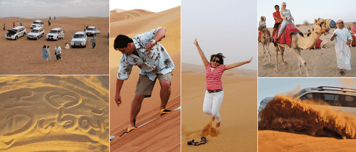desert safari activities and inclusions